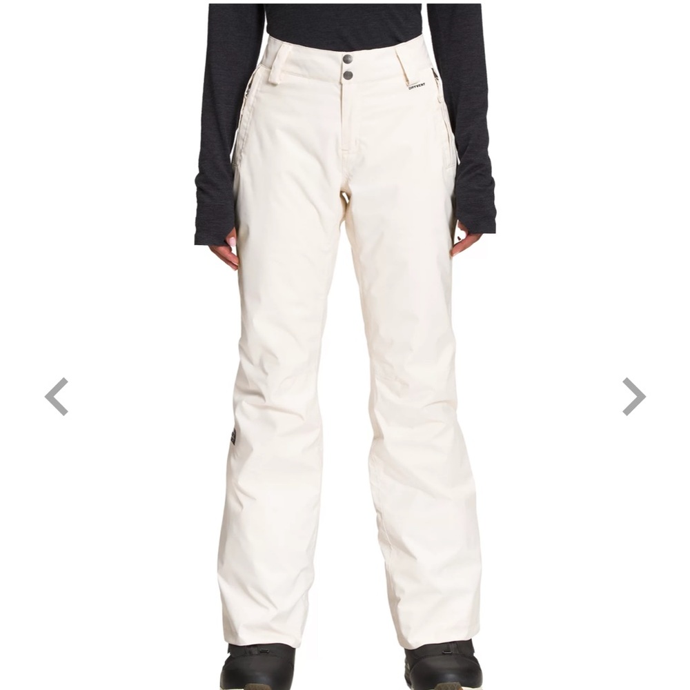 Sally Insulated Pants from North Face - White ski pants